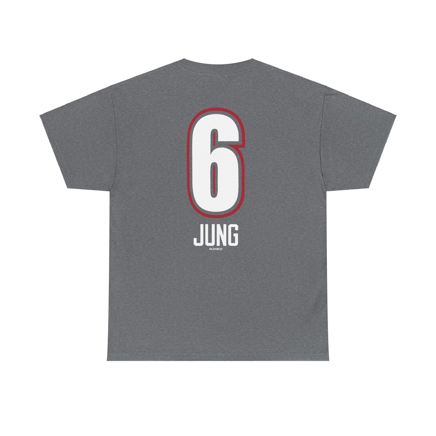 Men's Josh Jung Royal Texas Rangers Fastball Player Name & Number T-Shirt