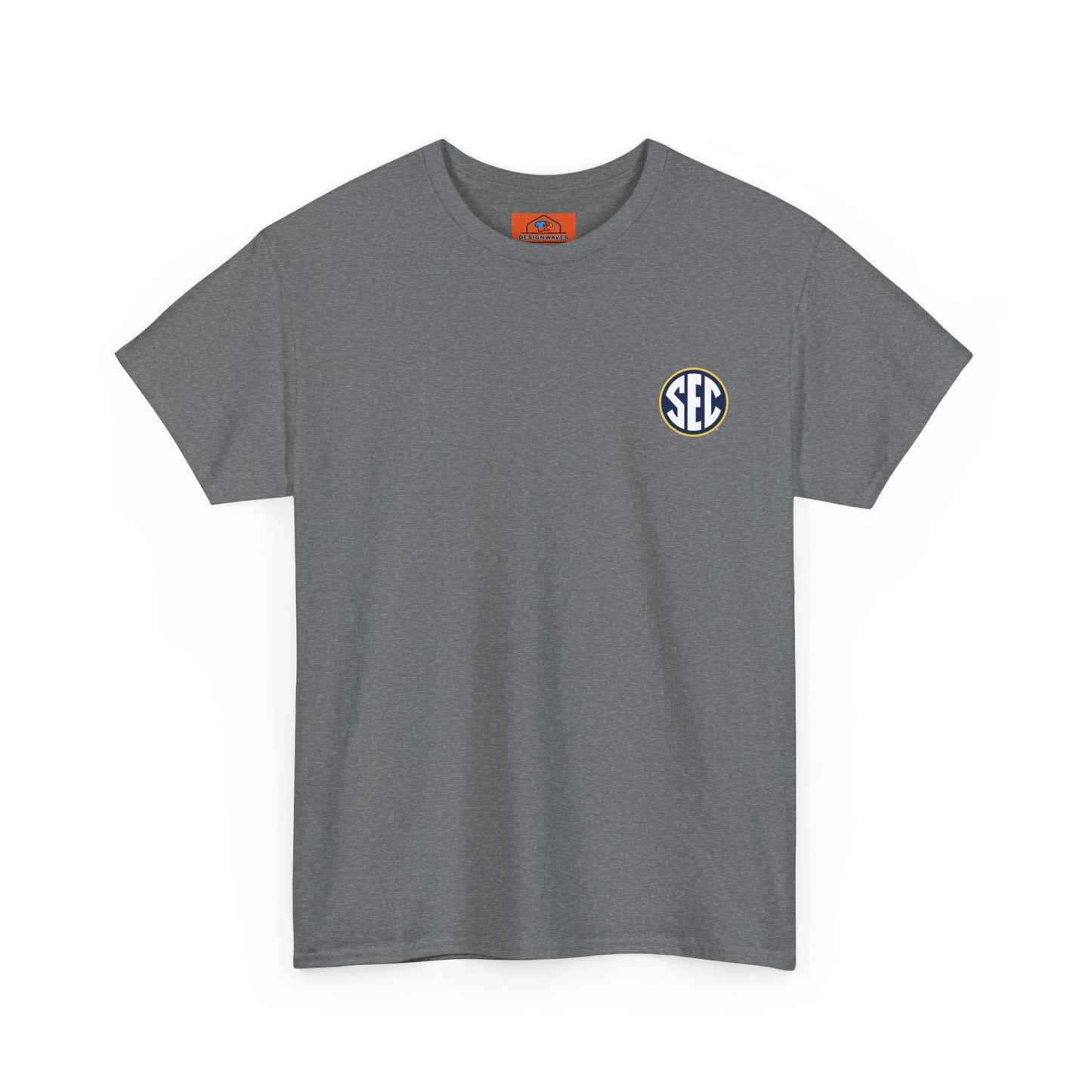 Sale Hot SEC Circle Logo T Shirt  Heather Gray