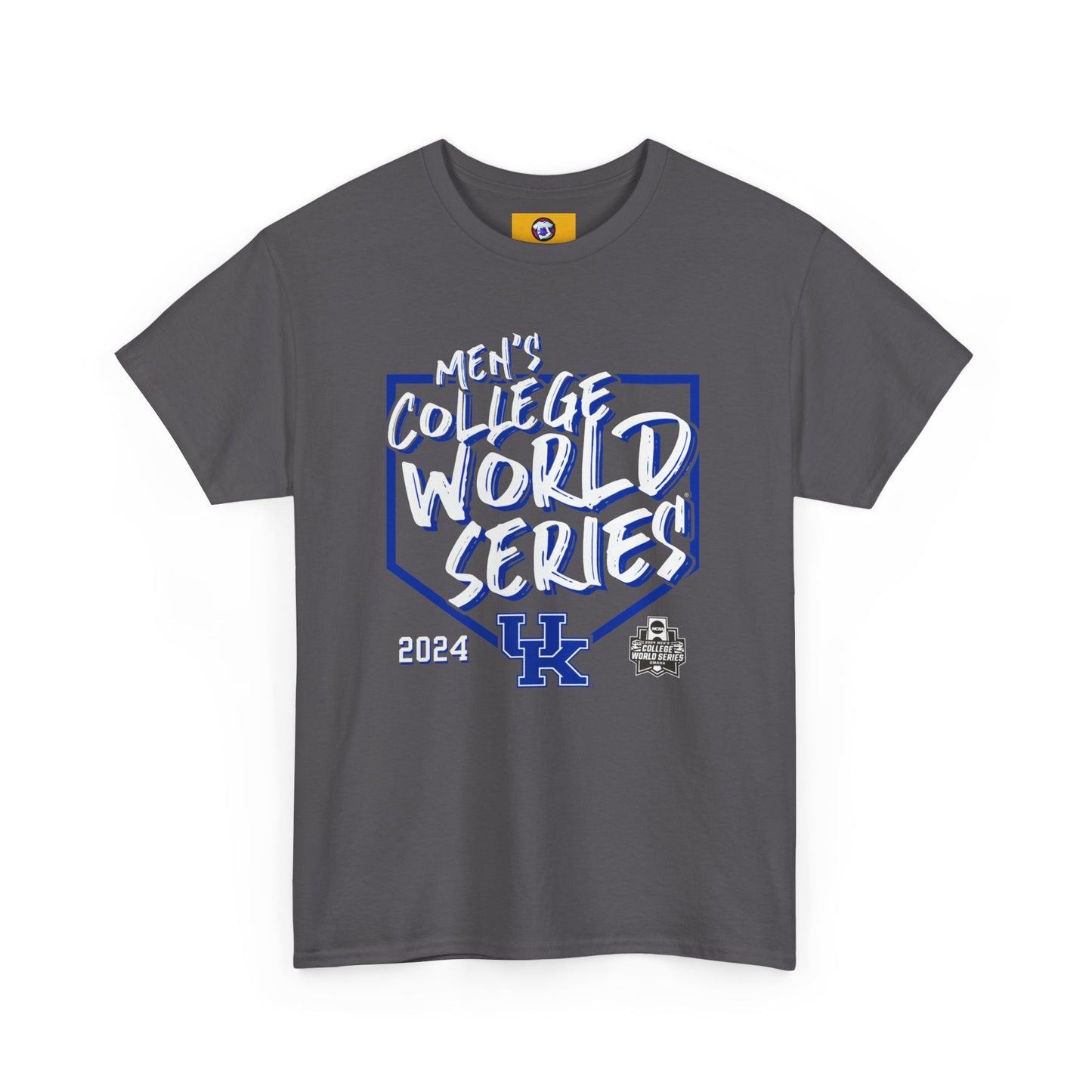 Kentucky Wildcats 2024 NCAA Custom Baseball College World Series Swing Away T-Shirt