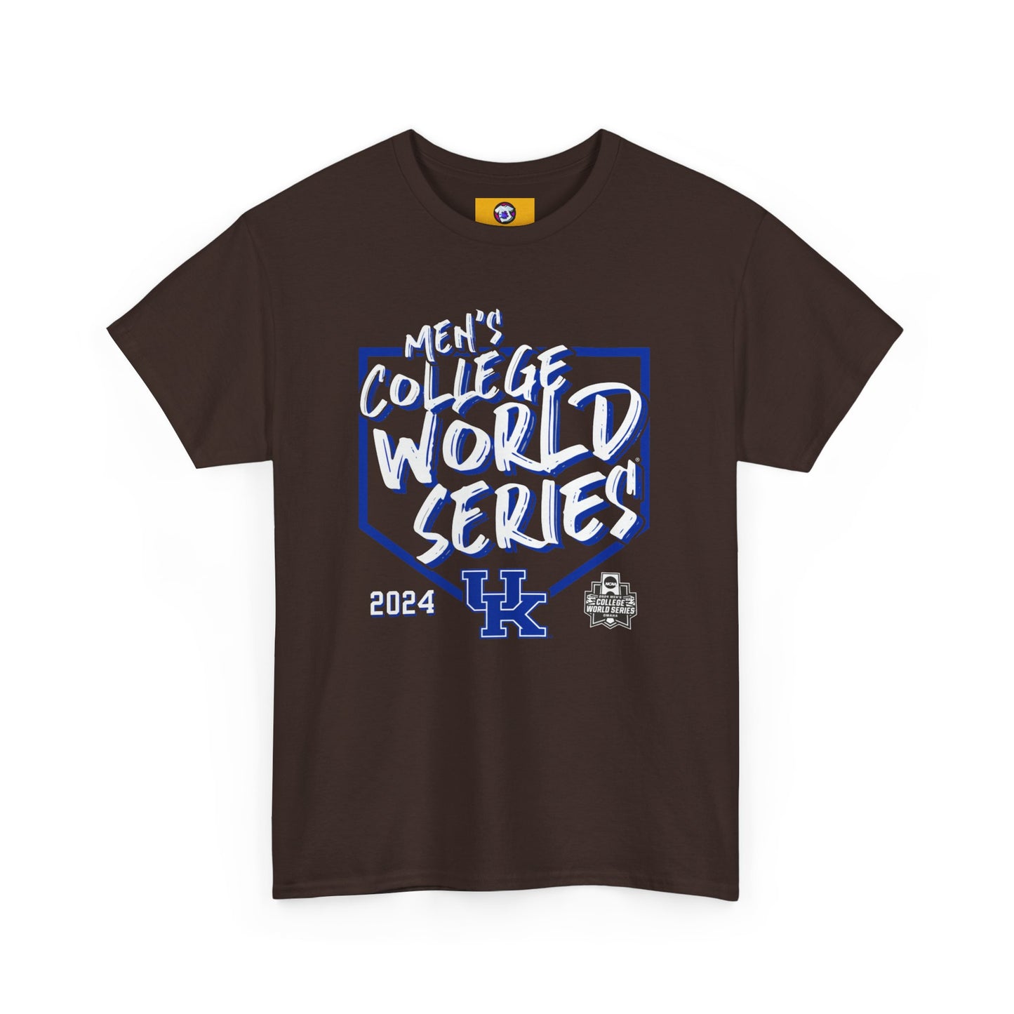 Kentucky Wildcats 2024 NCAA Custom Baseball College World Series Swing Away T-Shirt