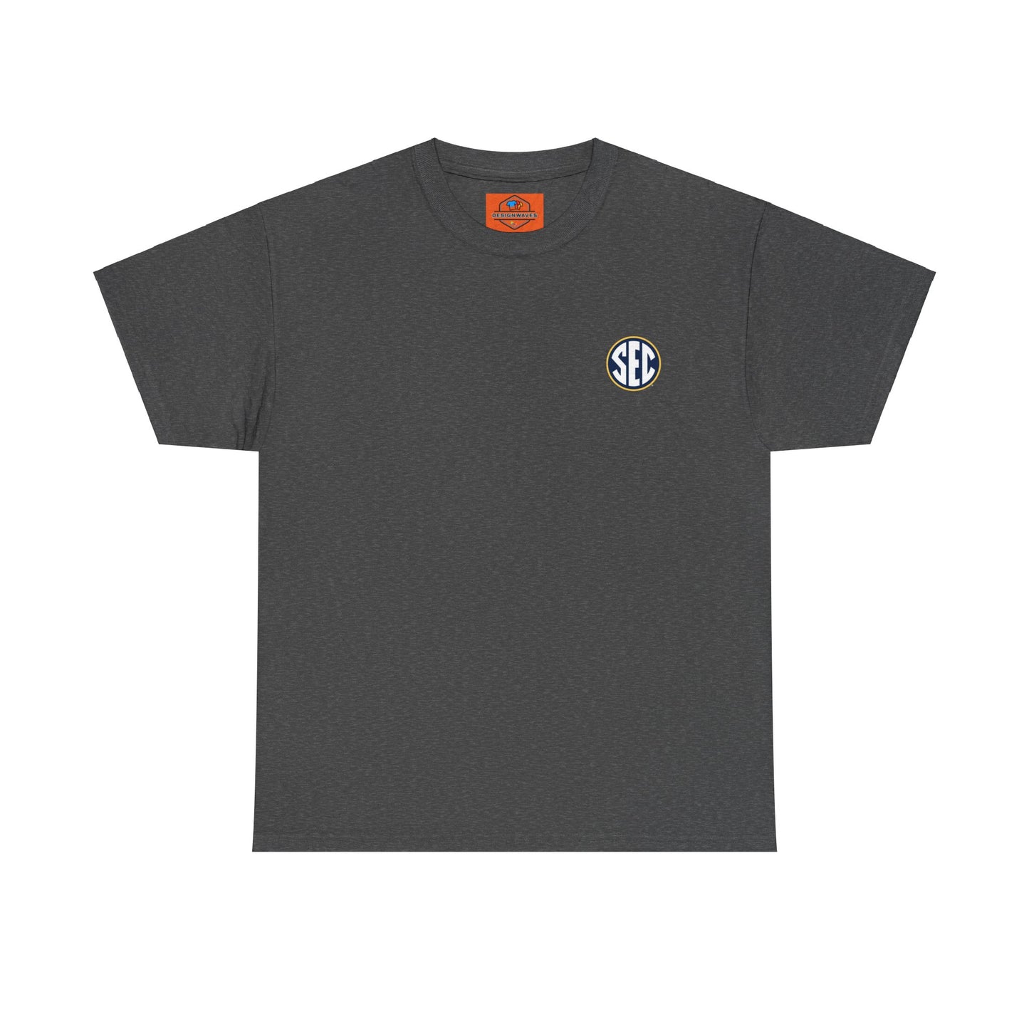 Sale Hot SEC Circle Logo T Shirt  Heather Gray