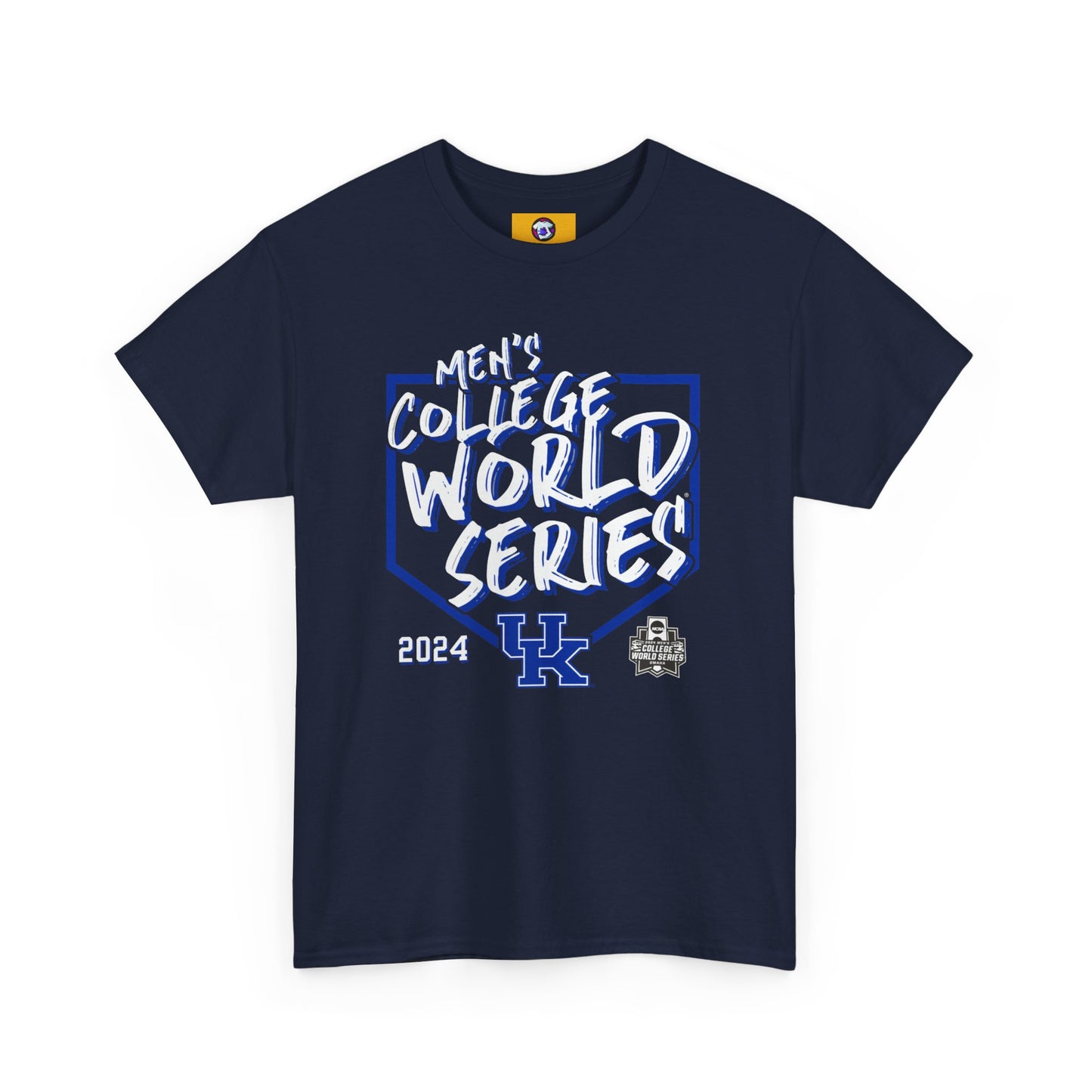 Kentucky Wildcats 2024 NCAA Custom Baseball College World Series Swing Away T-Shirt