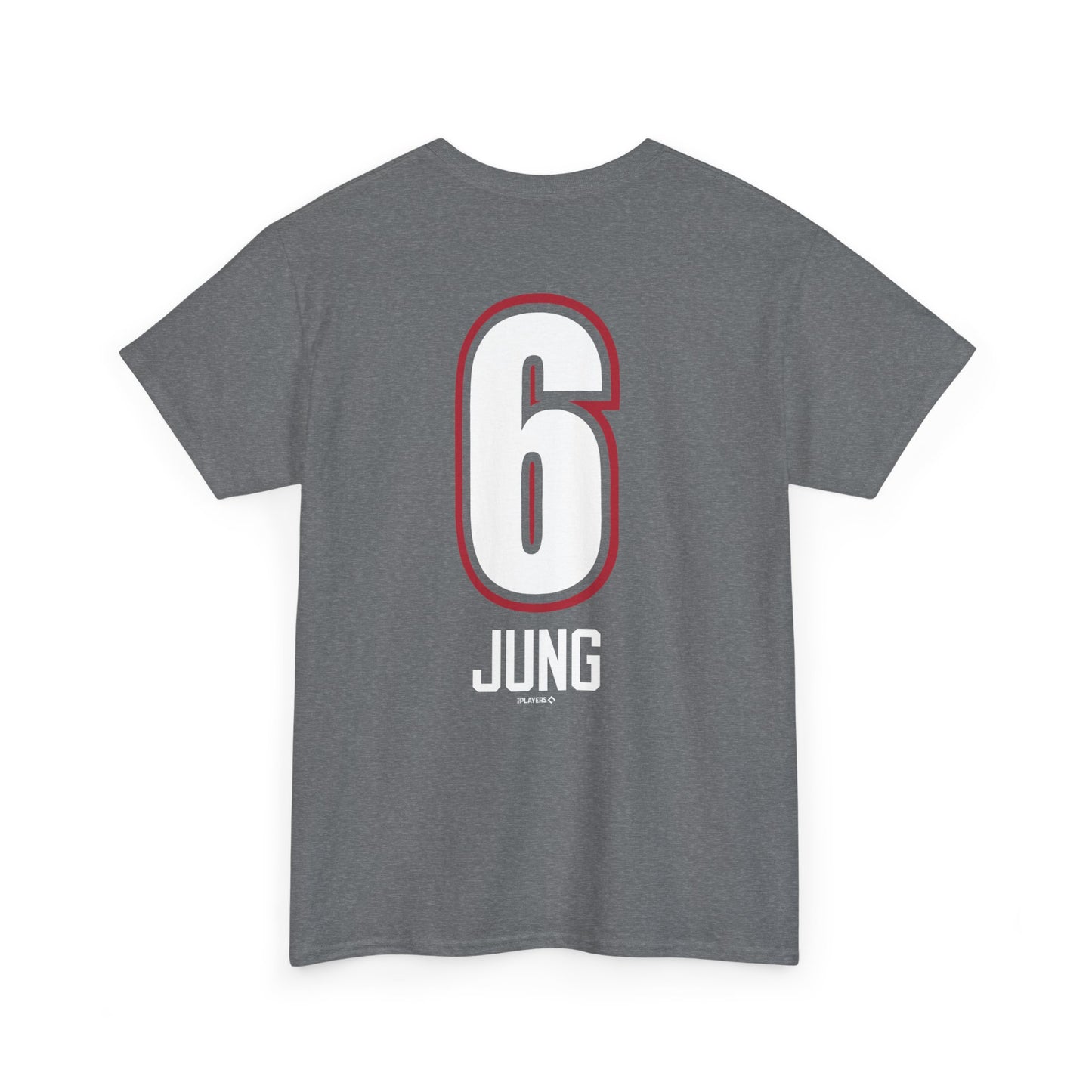 Men's Josh Jung Royal Texas Rangers Fastball Player Name & Number T-Shirt