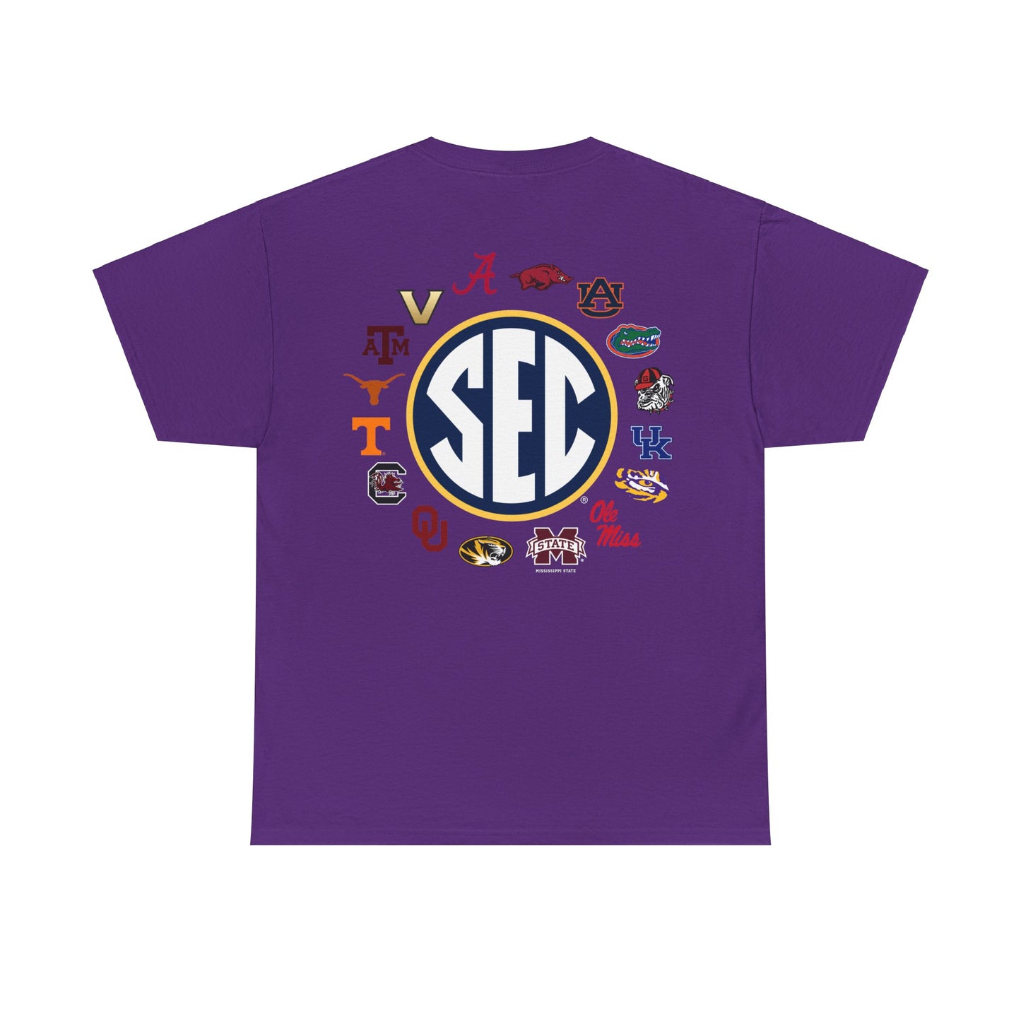 Sale Hot SEC Circle Logo T Shirt  Heather Gray