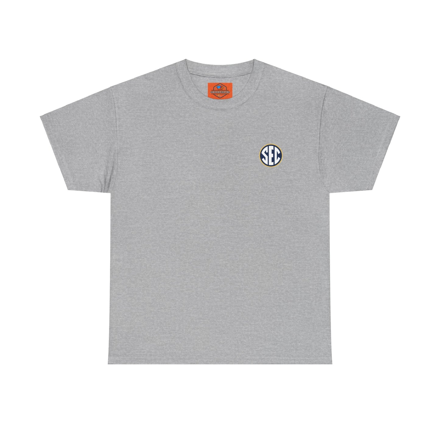 Sale Hot SEC Circle Logo T Shirt  Heather Gray