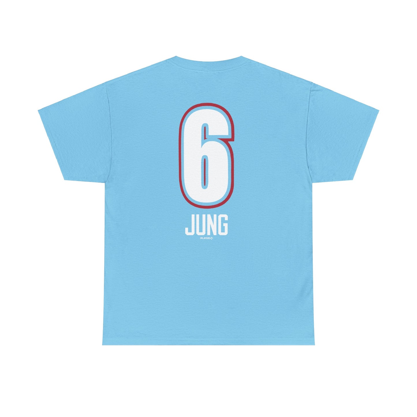 Men's Josh Jung Royal Texas Rangers Fastball Player Name & Number T-Shirt