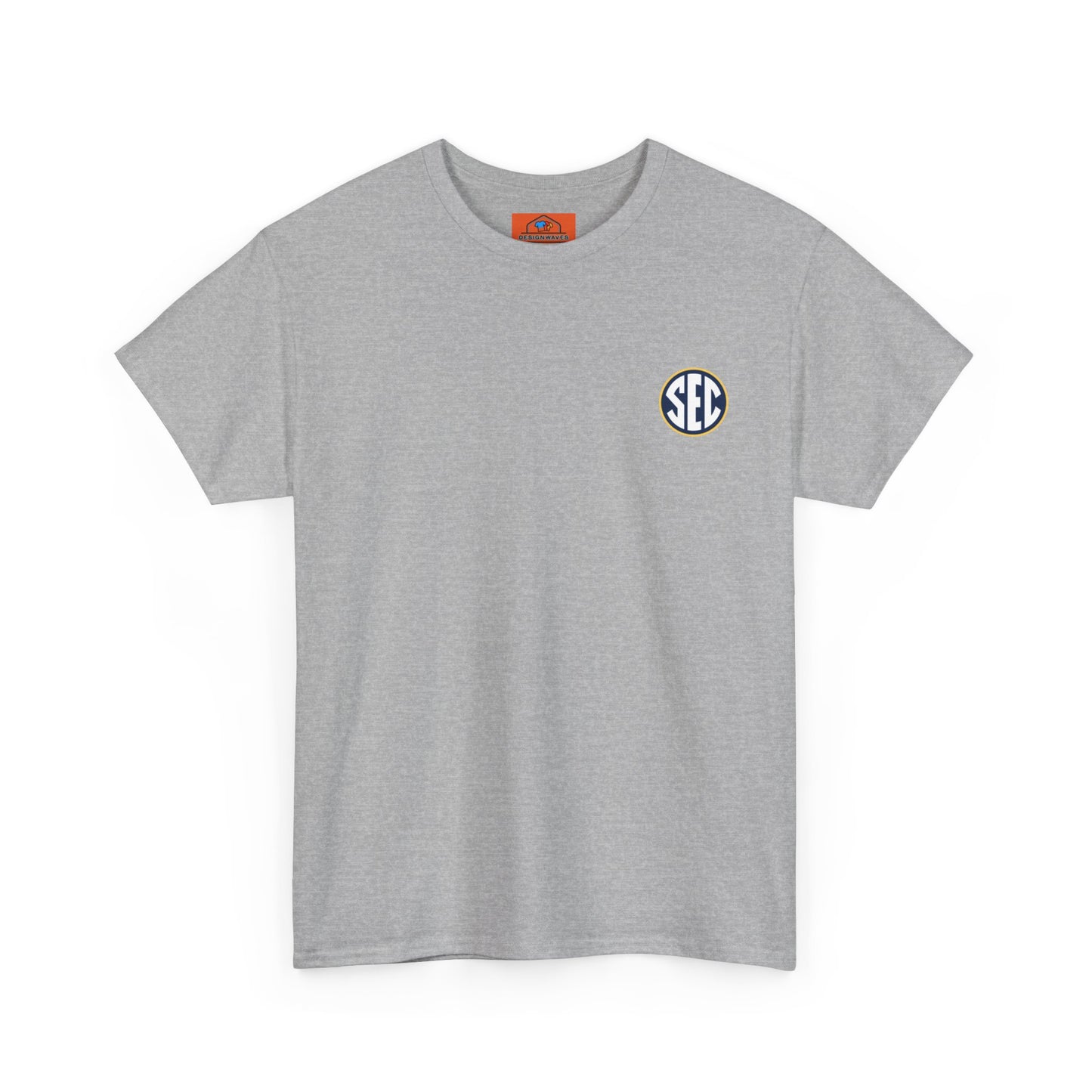 Sale Hot SEC Circle Logo T Shirt  Heather Gray