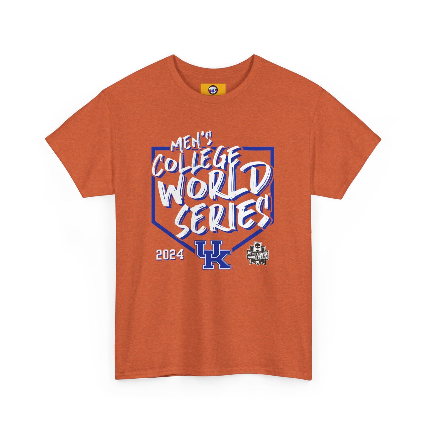 Kentucky Wildcats 2024 NCAA Custom Baseball College World Series Swing Away T-Shirt