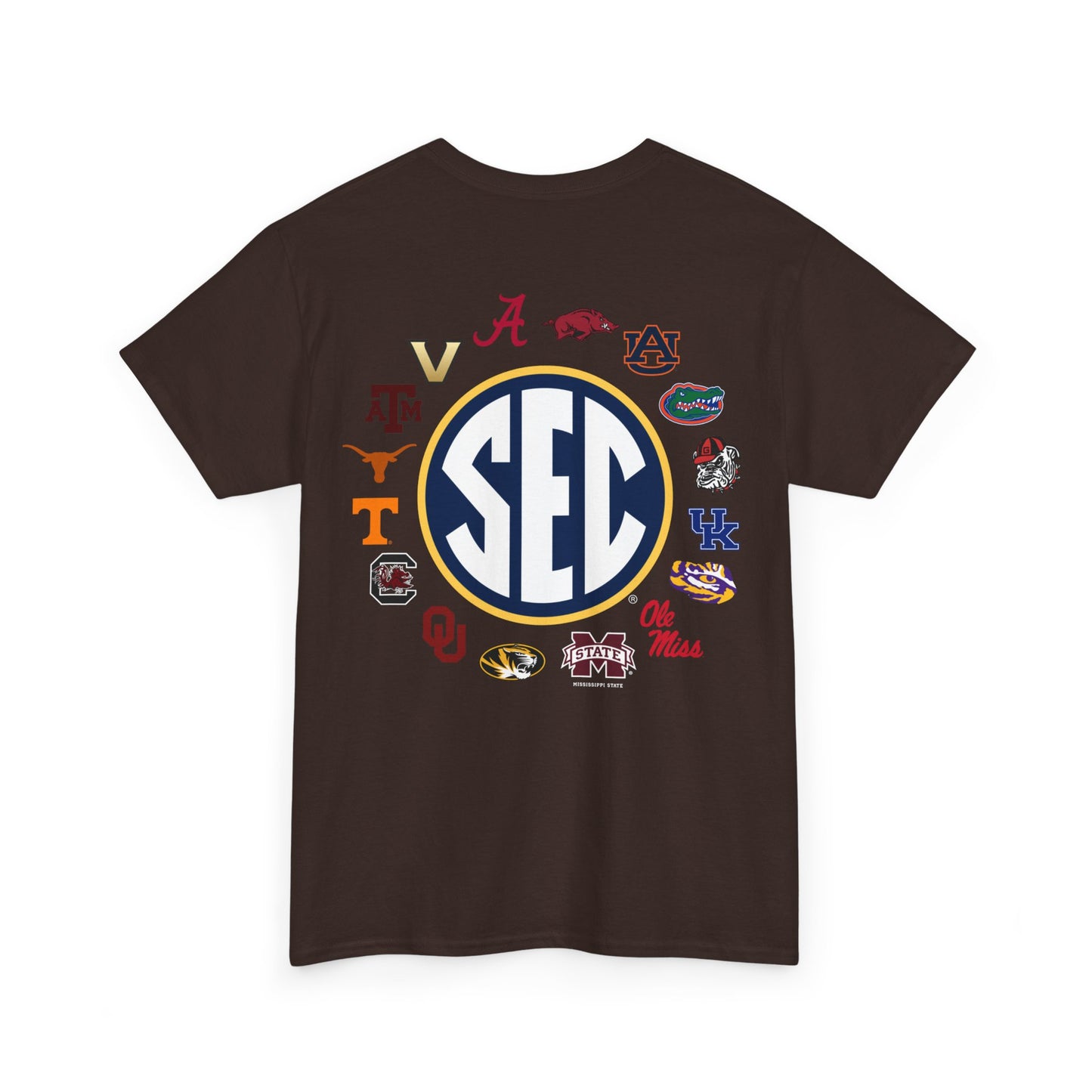 Sale Hot SEC Circle Logo T Shirt  Heather Gray